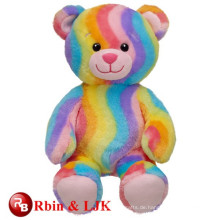 OEM weiche gute Qualität Regenbogen Teddybär